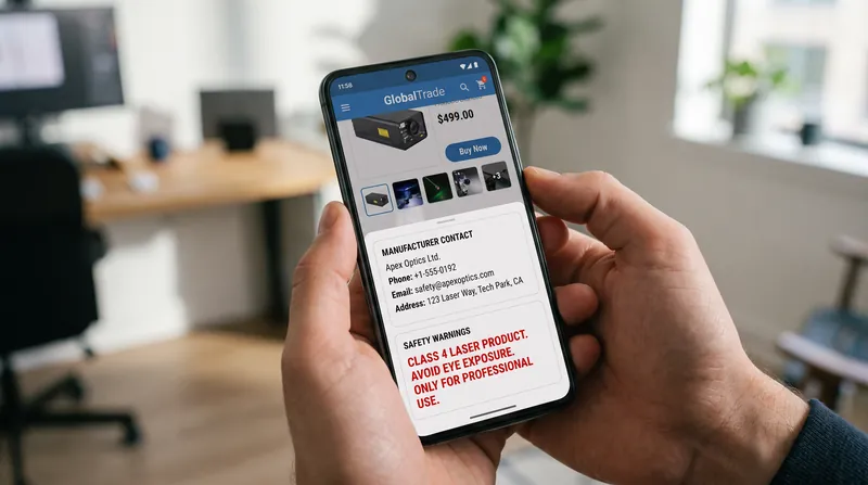 Online marketplaces are now legally required to display comprehensive safety and manufacturer details directly on product pages.