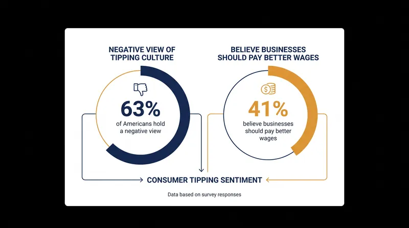 Recent survey data highlights a growing structural critique of the traditional tipping model.