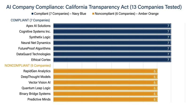 Early testing shows mixed compliance with California's new AI detection tool mandate.