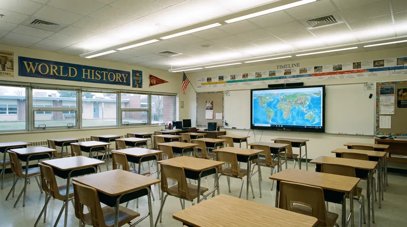 High school students in the Pentagon's system can take the new course to fulfill a world history graduation requirement.
