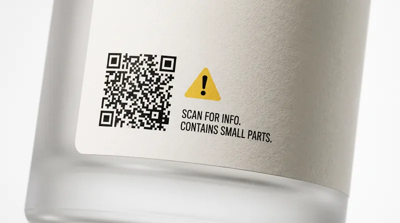 QR codes are now formally authorized as a method for delivering Proposition 65 safe harbor warnings.