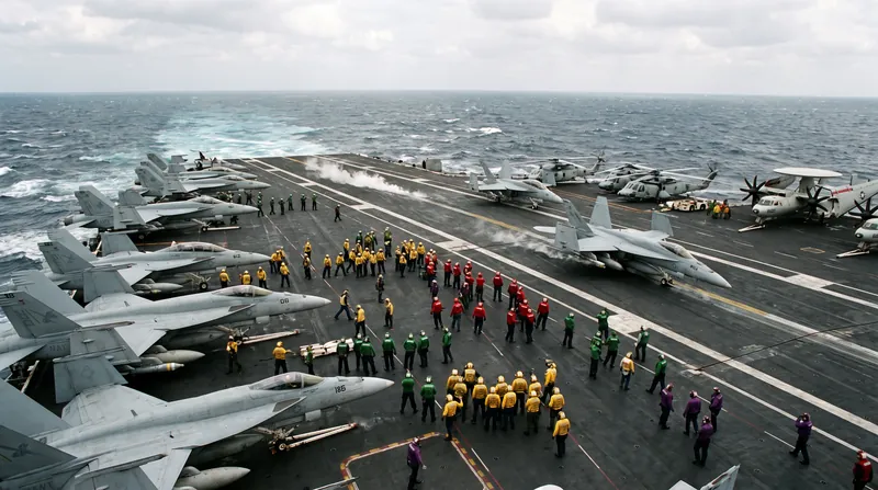 Extended deployments have raised concerns about crew welfare and supply shortages aboard U.S. carriers.