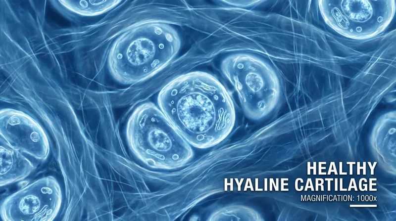 True hyaline cartilage provides the smooth, load-bearing surface that allows joints to move without pain.