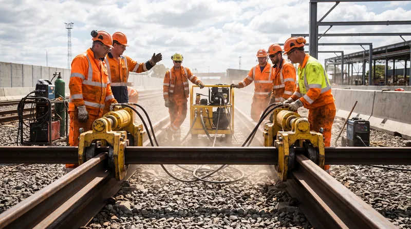 Engineers artificially stretch rails during installation to set a specific stress-free neutral temperature.
