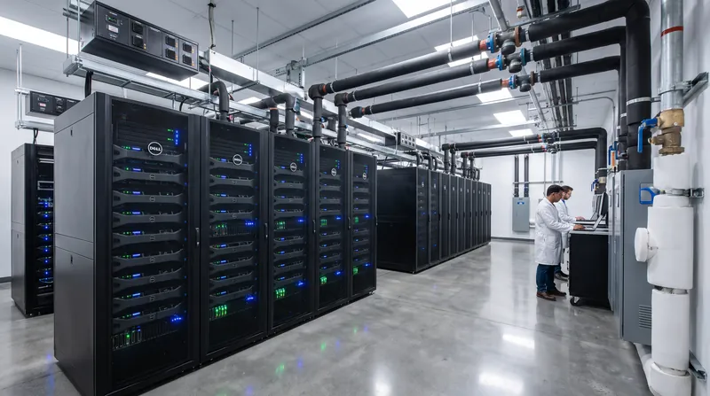 The facility utilizes Nvidia's DSX reference architecture and advanced cooling to maximize GPU density.