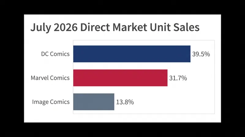 DC captured nearly 40 percent of all unit sales across surveyed direct market stores in July.
