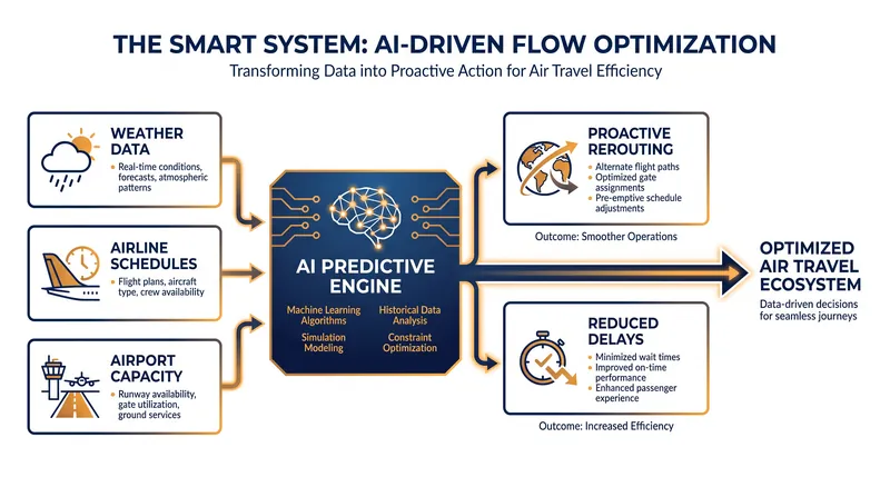 SMART shifts airspace management from reactive deconfliction to proactive optimization.