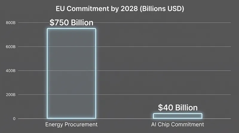The framework includes massive procurement mandates for US energy and technology.