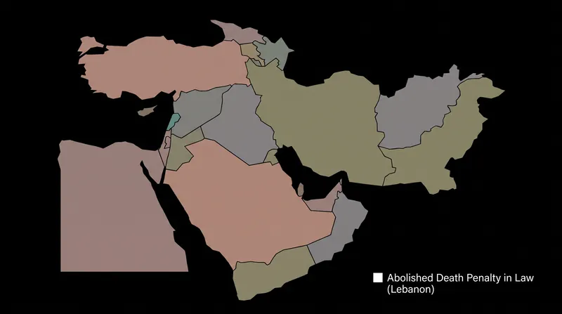 Lebanon's legislative pivot isolates it from the regional norm of active capital punishment.