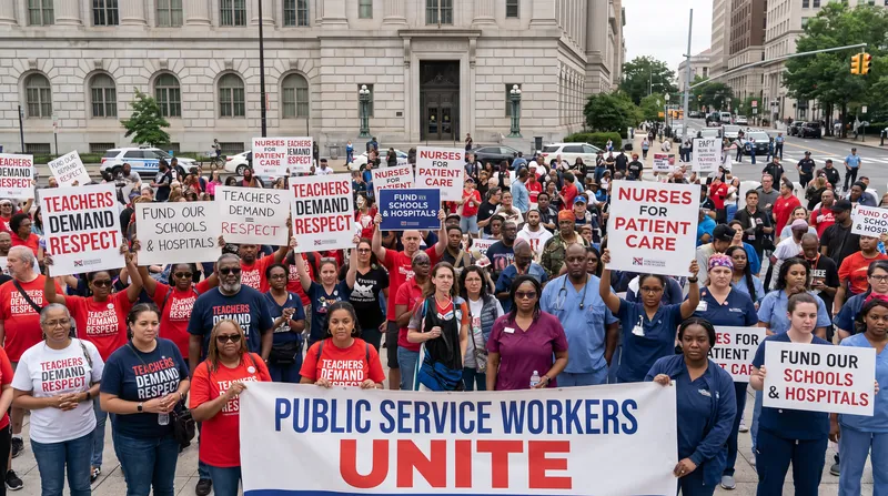 Labor unions argue the loan caps will exacerbate workforce shortages in essential public service fields.