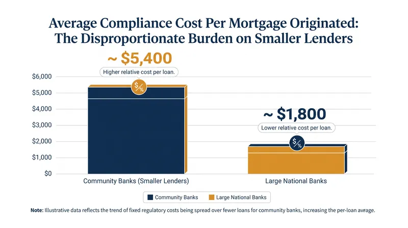 Community banks and credit unions argue that rigid compliance rules disproportionately increase their overhead costs.