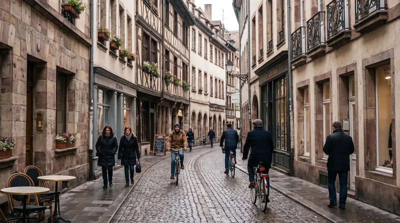European cities present unique navigational challenges compared to the wide, grid-like streets of American suburbs.