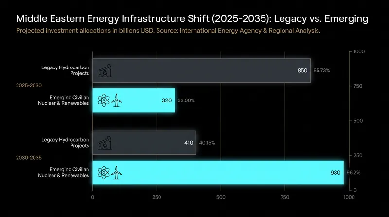Saudi Arabia is accelerating investments in alternative energy to free up hydrocarbons for export.