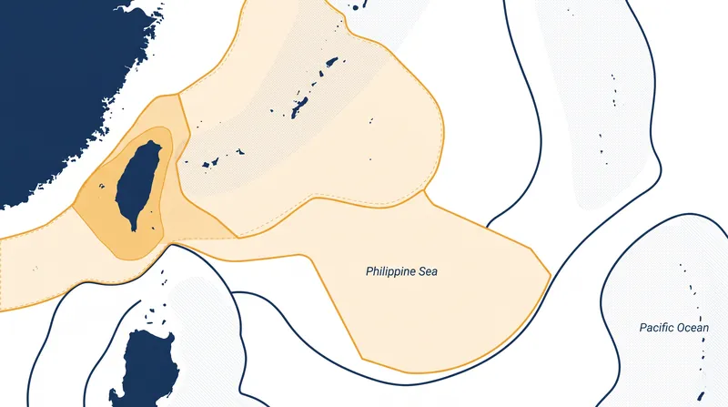 The exercise took place in the Philippine Sea, within Taiwan's Exclusive Economic Zone.