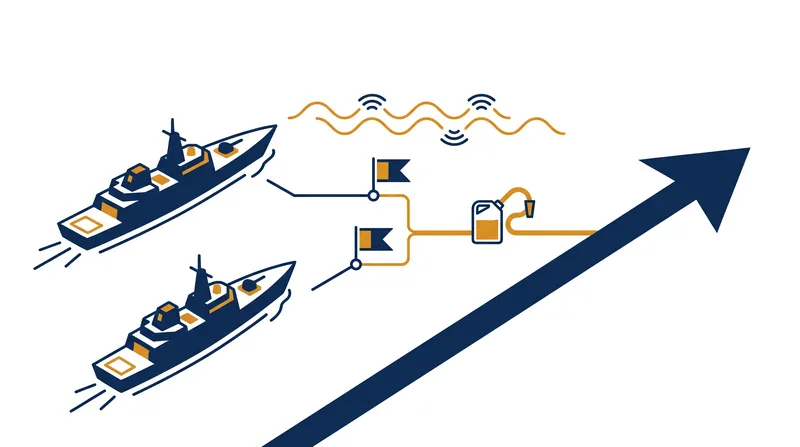 A passing exercise (PASSEX) is a standard naval protocol for communication and maneuvering.