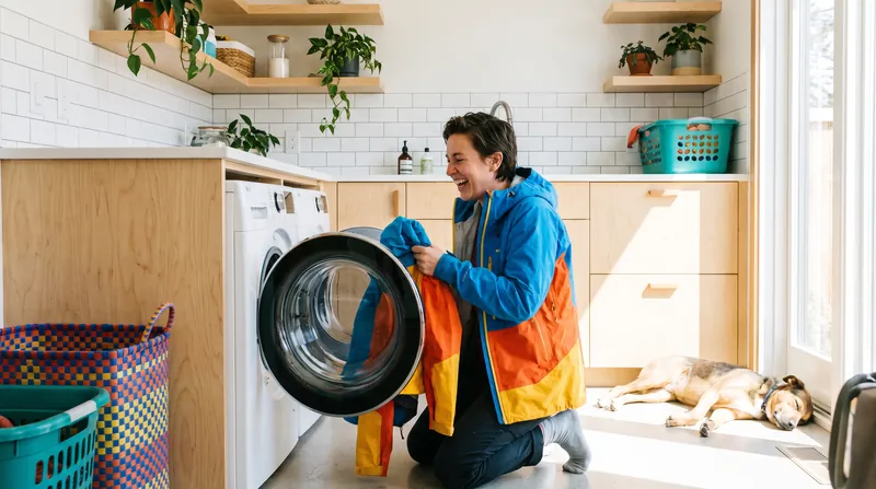 Unlike legacy gear, modern PFAS-free jackets must be washed and tumble-dried regularly to reactivate their water-repellent properties.