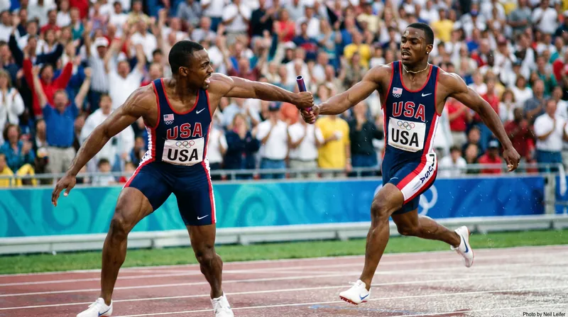 Taylor anchored the U.S. 4x100m relay team to a U20 world record of 38.16 seconds.
