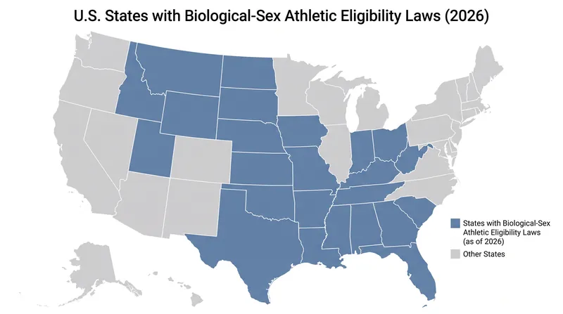 The ruling insulates existing athletic eligibility laws in 29 states from federal civil rights challenges.