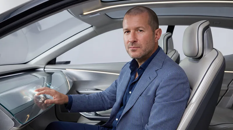 The Luce's interior, designed in collaboration with former Apple design chief Jony Ive, rejects hyper-digitized screens in favor of tactile interfaces.
