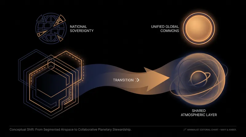 Solar geoengineering challenges the traditional legal framework of national airspace.
