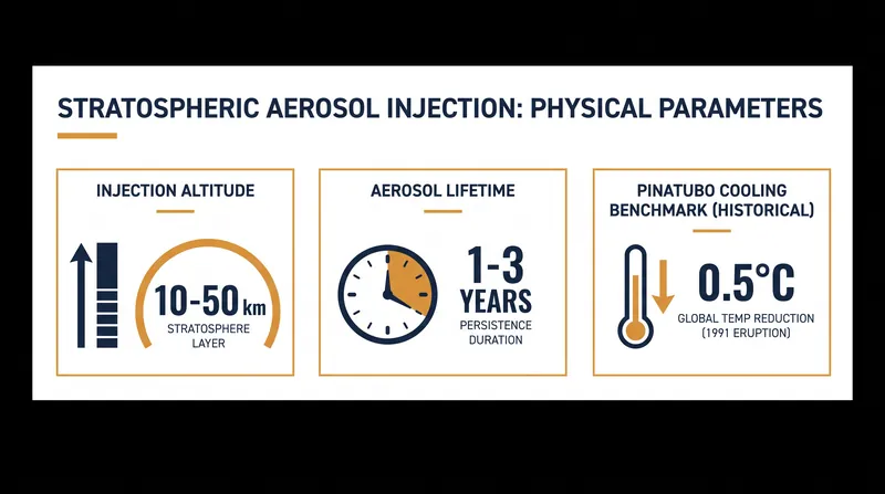 The physical parameters that make stratospheric aerosol injection a global governance challenge.