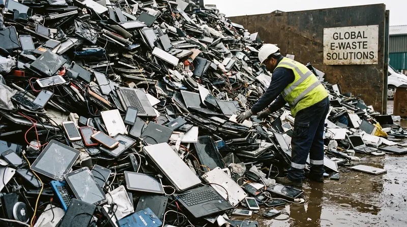 Restricted repair channels contribute to millions of devices being discarded annually, fueling a global e-waste crisis.