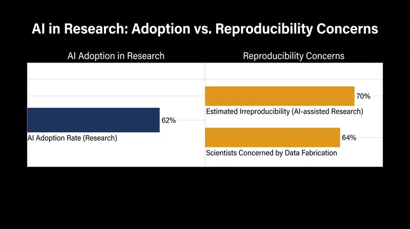While AI adoption among researchers has surged, it has been accompanied by high rates of irreproducibility and growing concerns over data fabrication.