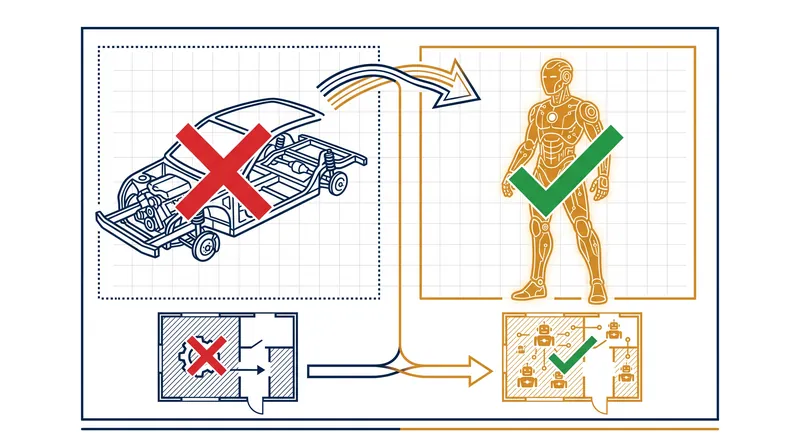 The physical footprint previously used for the Model S and X is being stripped and rebuilt for the Optimus robot.