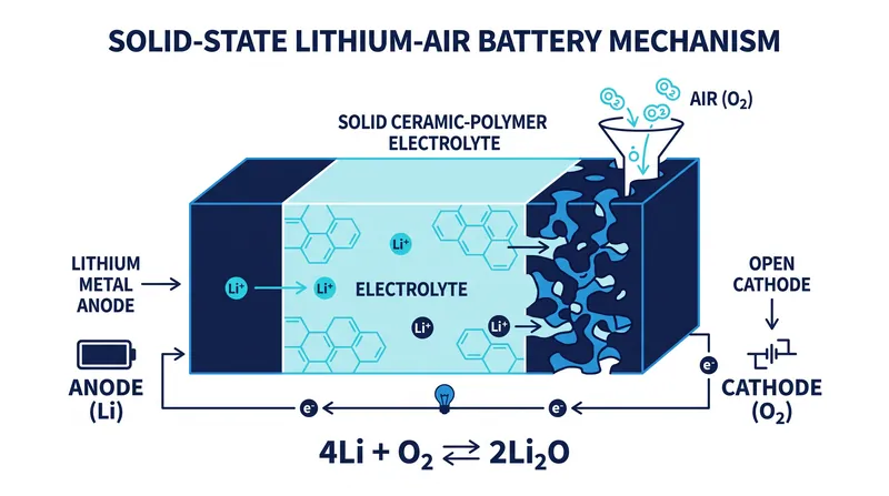 By drawing oxygen directly from the atmosphere, lithium-air cells eliminate the need for heavy metal oxide cathodes.