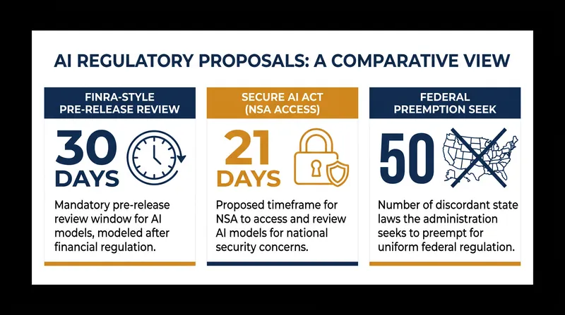 Key figures shaping the debate over federal AI oversight.