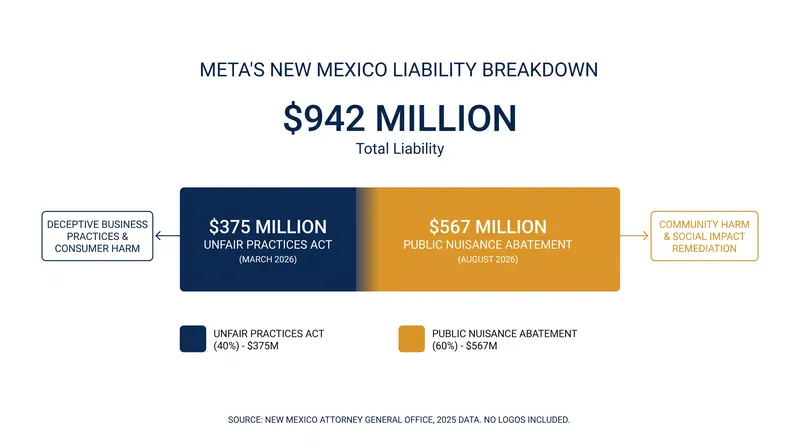 The financial scale of New Mexico's landmark legal victory against Meta.