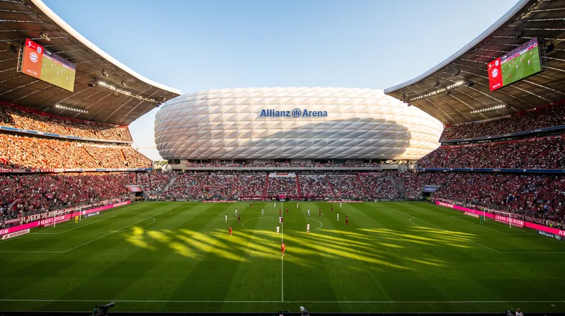 Pitch-side temperatures at the Allianz Arena exceeded 34 degrees Celsius during the afternoon kickoff.