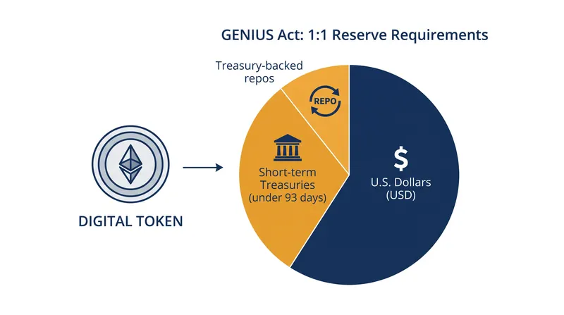 Under the proposed rules, payment stablecoins must be backed 1:1 by highly liquid, low-risk assets.