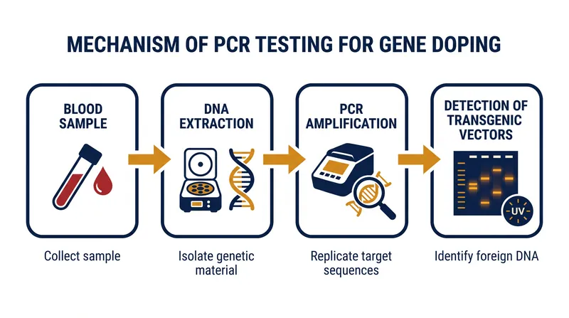 Polymerase chain reaction (PCR) testing allows laboratories to detect the viral vectors used to deliver genetic modifications.