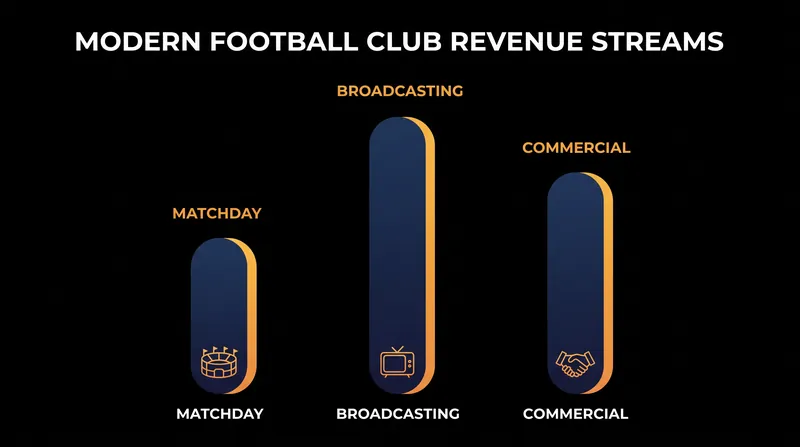 Commercial revenue has become the primary battleground for Europe's elite football clubs.