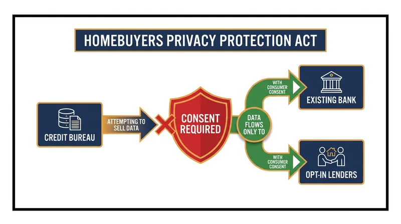 Under the new FCRA amendments, credit bureaus can only share mortgage application data under narrow, consent-driven conditions.
