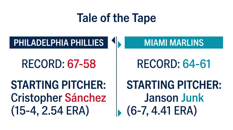 A stark contrast in starting pitching highlights Monday's divisional clash.
