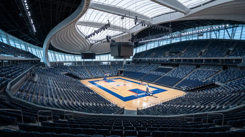 Qatar's Al Janoub Arena will host its first official basketball match as the nation prepares for 2027.