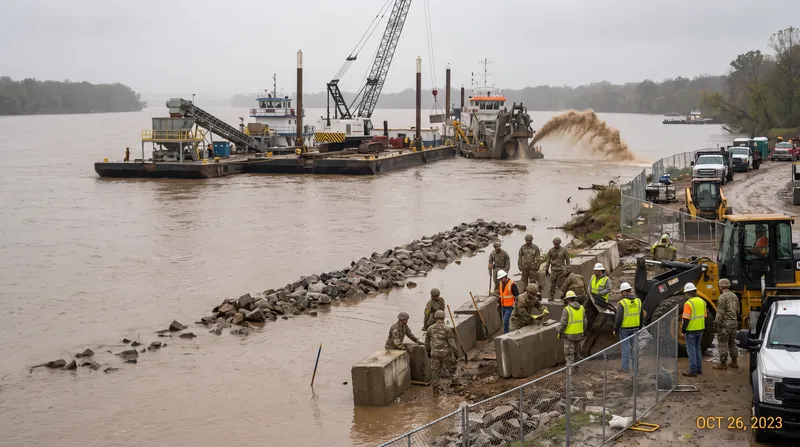 Romanian and Hungarian authorities have resorted to sinking barges and detonating rocks to artificially raise river levels near cooling intakes.
