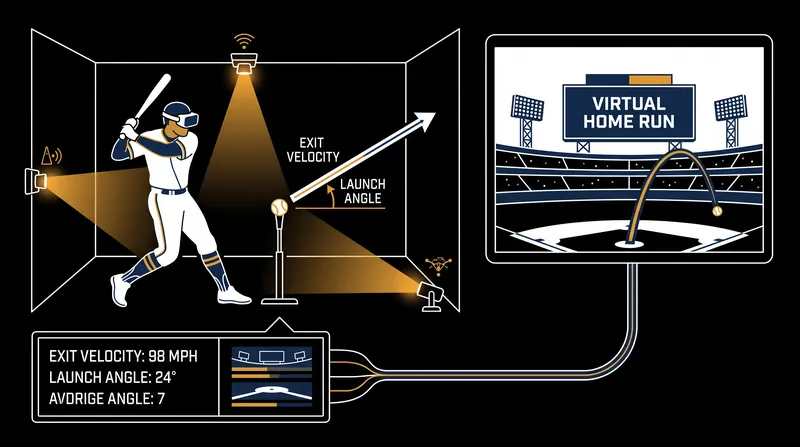 How physical simulator technology translates real-world swings into digital gameplay.