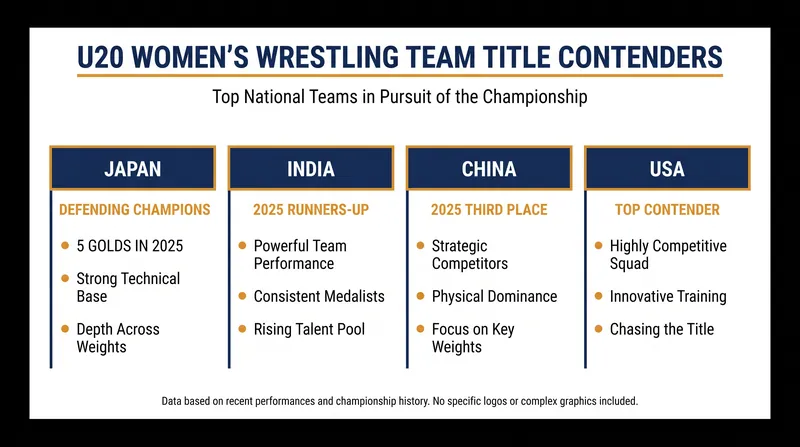 The team standings race features a clash between the defending champions and a surging Indian squad.