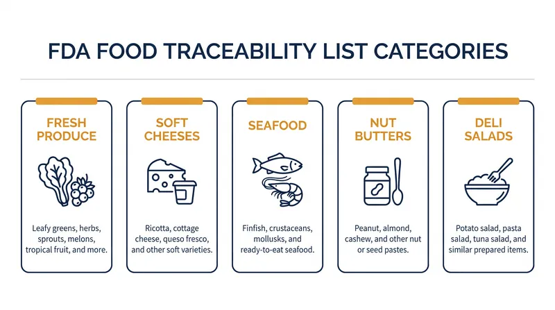 The FDA's Food Traceability List identifies the grocery items most statistically vulnerable to contamination.