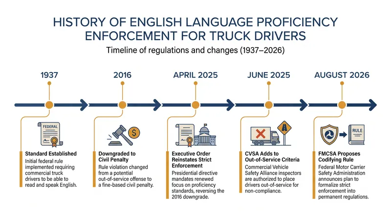 The enforcement of English proficiency requirements has shifted significantly over the past decade.
