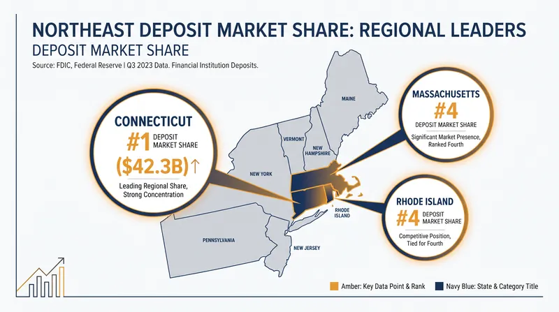 Santander Bank will become the top deposit holder in Connecticut upon closing.