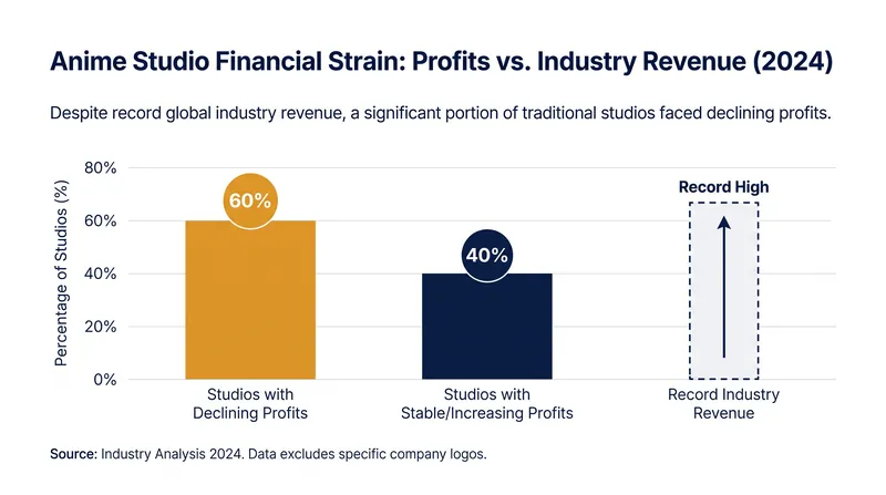 The disconnect between industry revenue and studio profitability is driving consolidation.