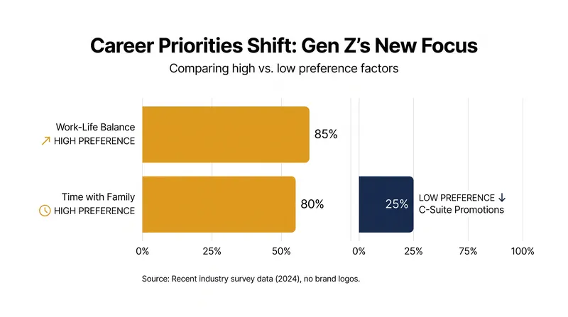 Recent surveys indicate a stark pivot away from traditional corporate ambition.