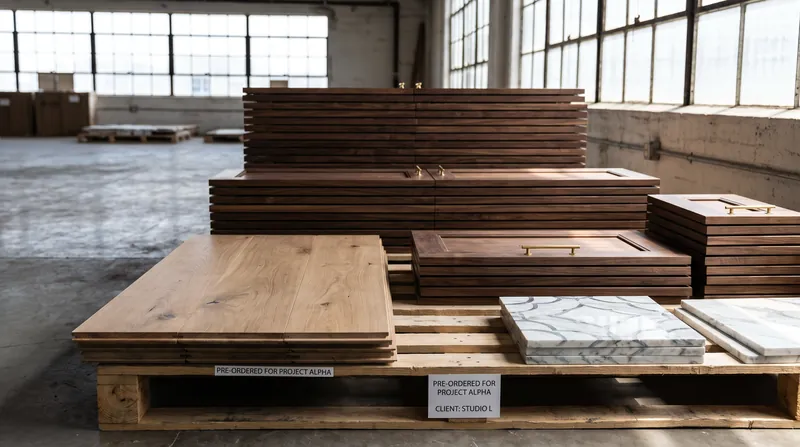 Contractors are increasingly forced to order and warehouse finish materials months before they are needed on site.