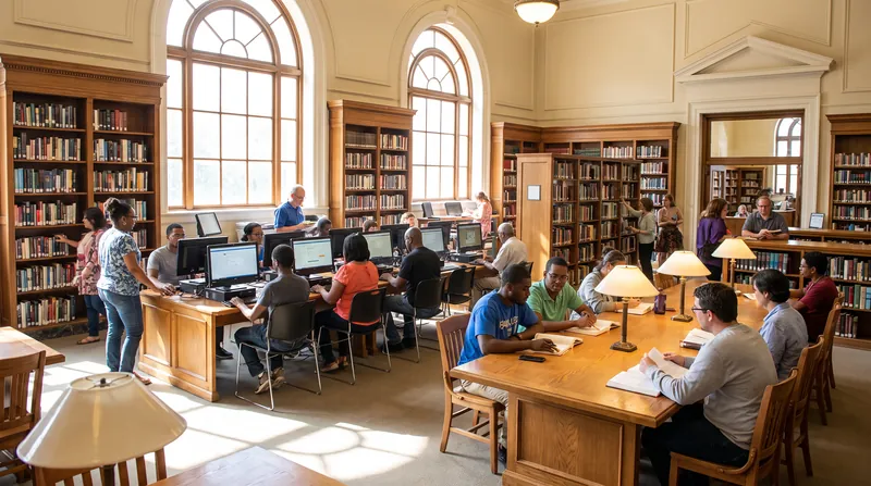 Neighborhood branches serve as critical hubs for internet access, job assistance, and community programming.