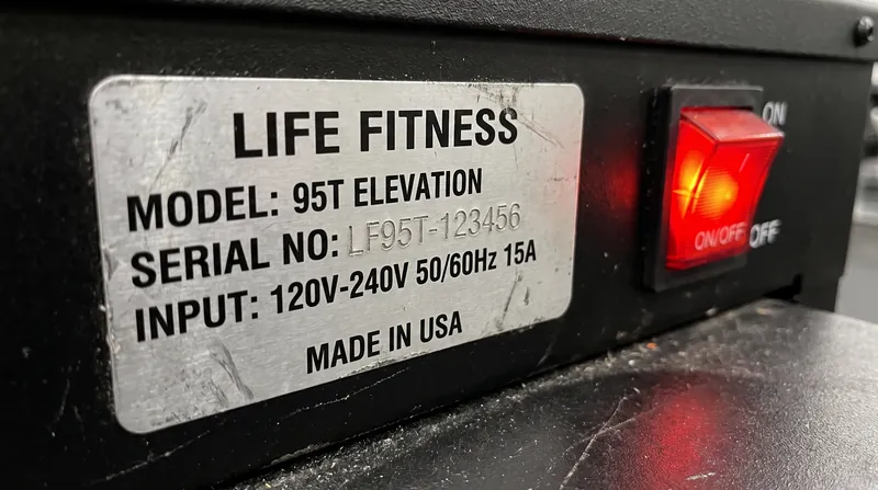 Consumers can identify affected models by checking the label located near the machine's power switch.