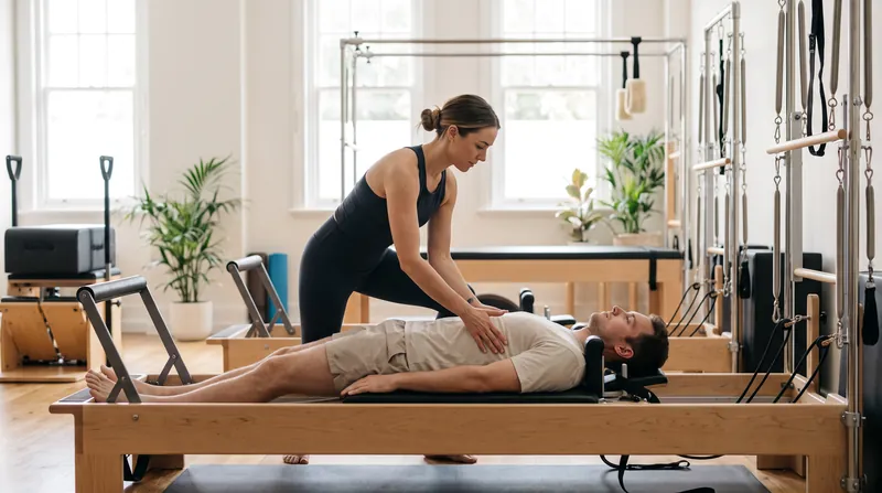 Small class sizes allow instructors to maintain a diagnostic eye on each participant's spinal alignment and joint tracking.